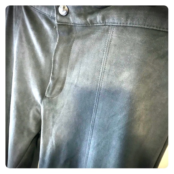 Micro Suede Skinny Pants - Picture 1 of 6
